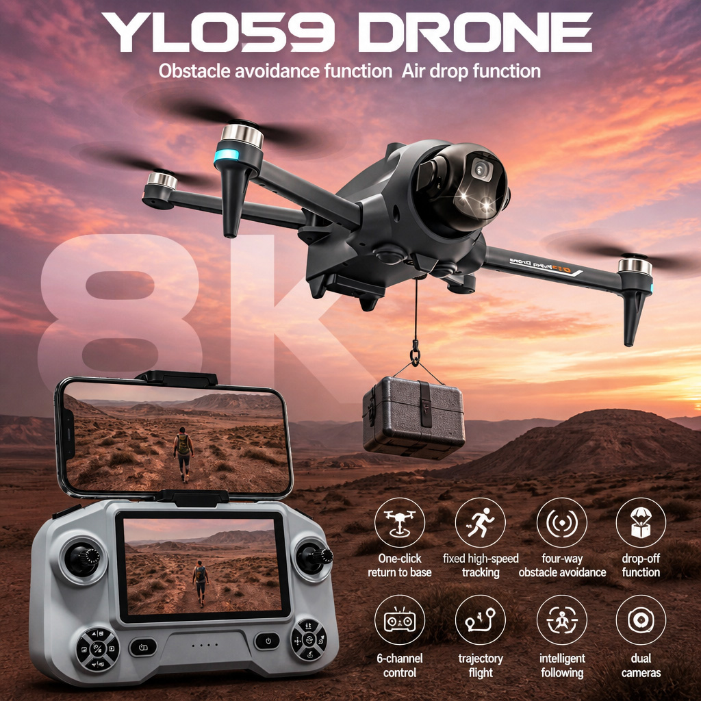 Drone Kit With Camera - Drone Potensic com GPS, Retorno Automático,