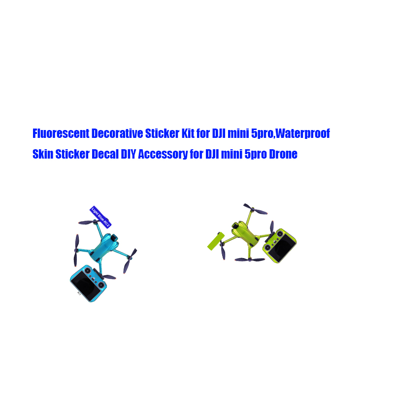 Drone Kit Waterproof - Kit de adesivos decorativos fluorescentes para