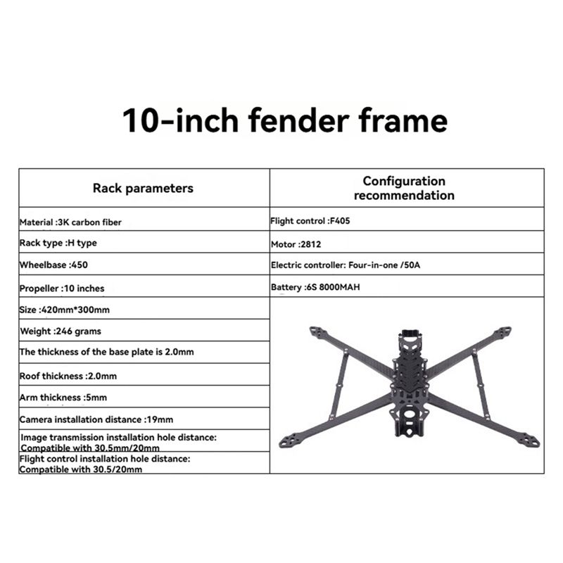 ABKN - Kit de Estrutura de Dro - Drone Kit Racing avaliação e preço