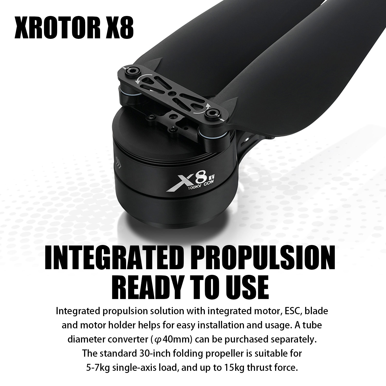 Kit de sistema de energia X8:  - Drone Kit Heavy Lift avaliação e preço