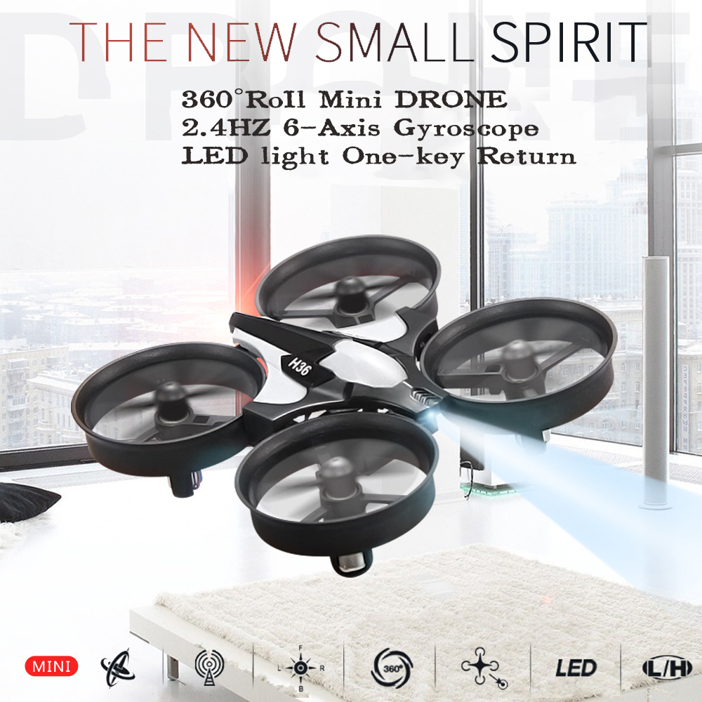 Drone Mini JJRC H36 2.4G com M - Drone Kit Tricopter avaliação e preço