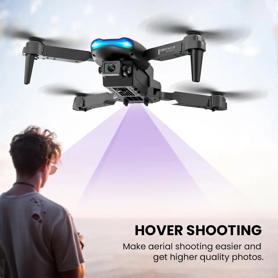 Novo mini drone e99 4k wifi câ - Drone Kit Tricopter avaliação e preço