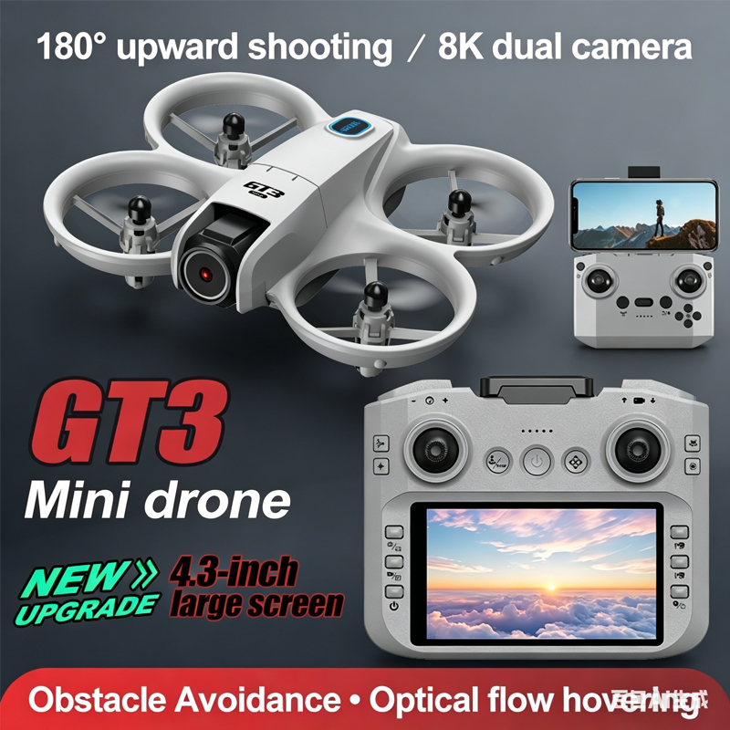 Mini Drone 2026 GT3/GT3 MAX Dr - Drone Kit Tricopter avaliação e preço